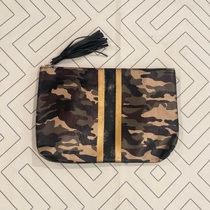 Ah-dorned Camo Clutch Bag